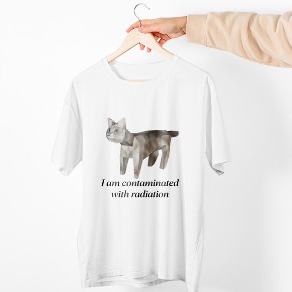 I Am Contaminated Shirt - Funny Cat Meme T-Shirt - Sarcastic Humor Tee - Picture 3 of 6